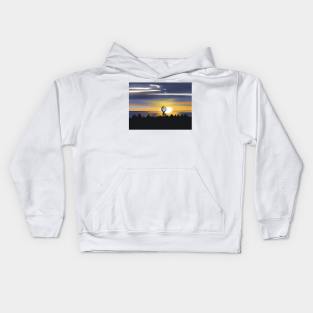 Midnight Sun at North Cape, Norway Kids Hoodie